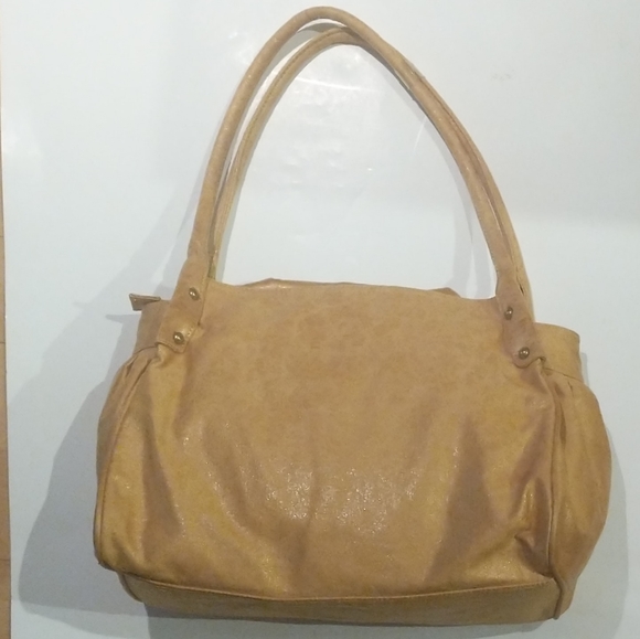 Matt & Nat gold bowling ball shoulder bag - Picture 2 of 10